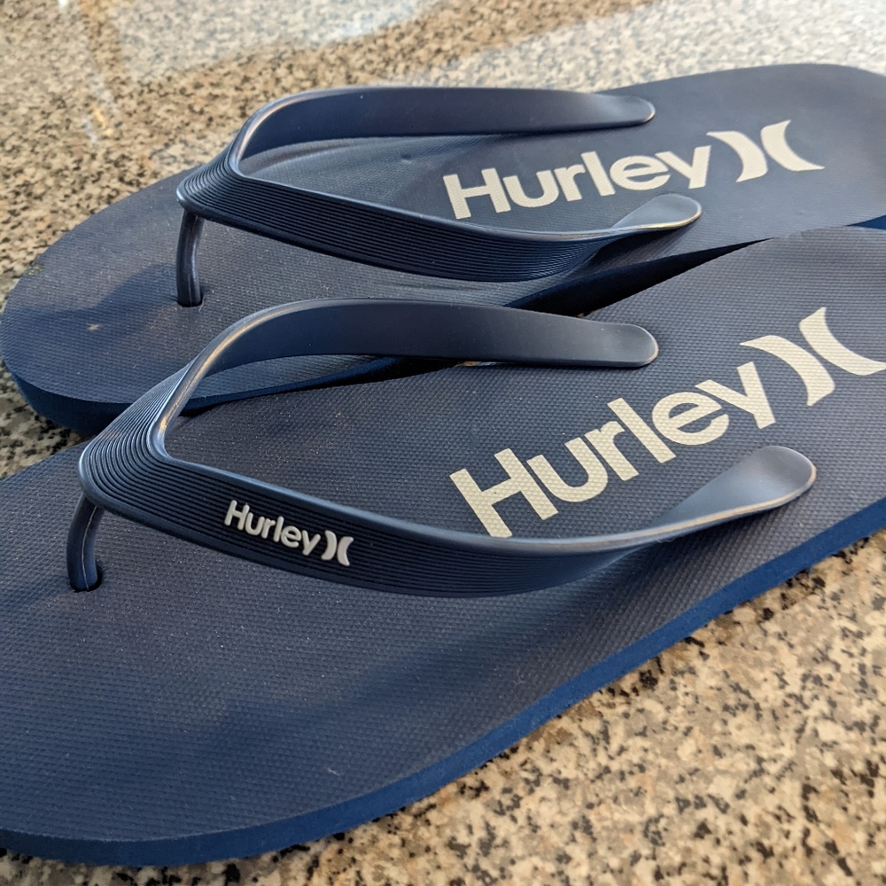 Man's Hurley flip flops